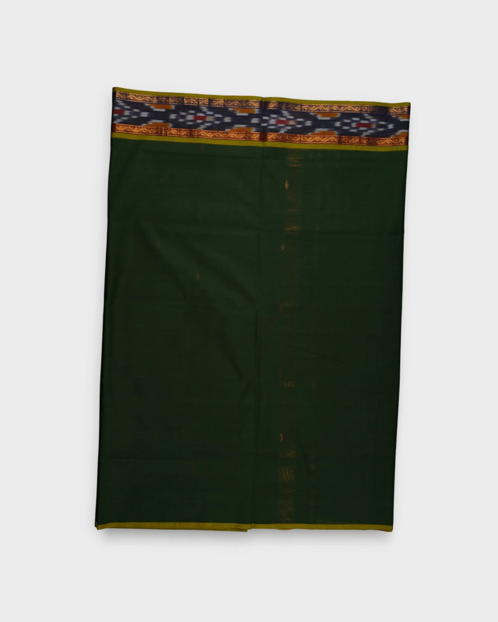 Green Venkatgiri Cotton Zari Butta Saree