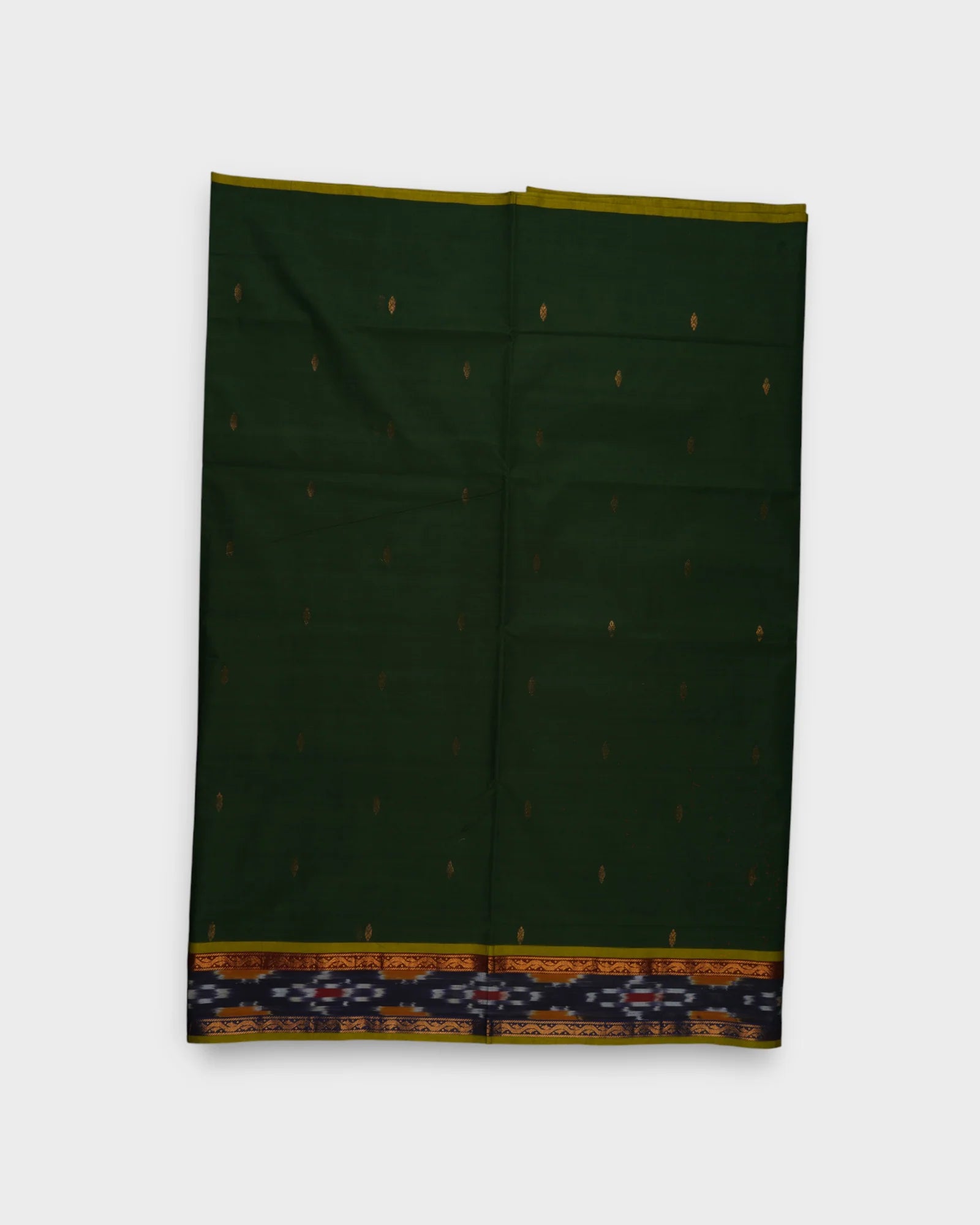 Green Venkatgiri Cotton Zari Butta Saree