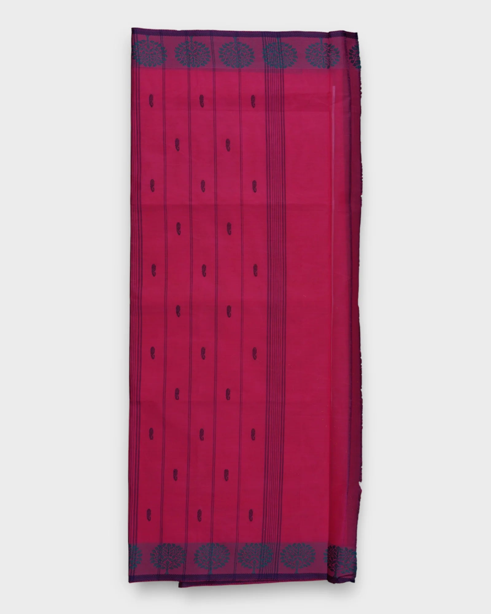 Venkatagiri Cotton Saree With Mango Motif