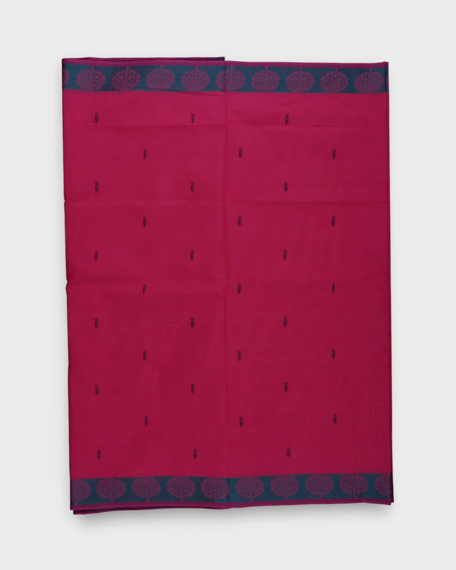 Venkatagiri Cotton Saree With Mango Motif
