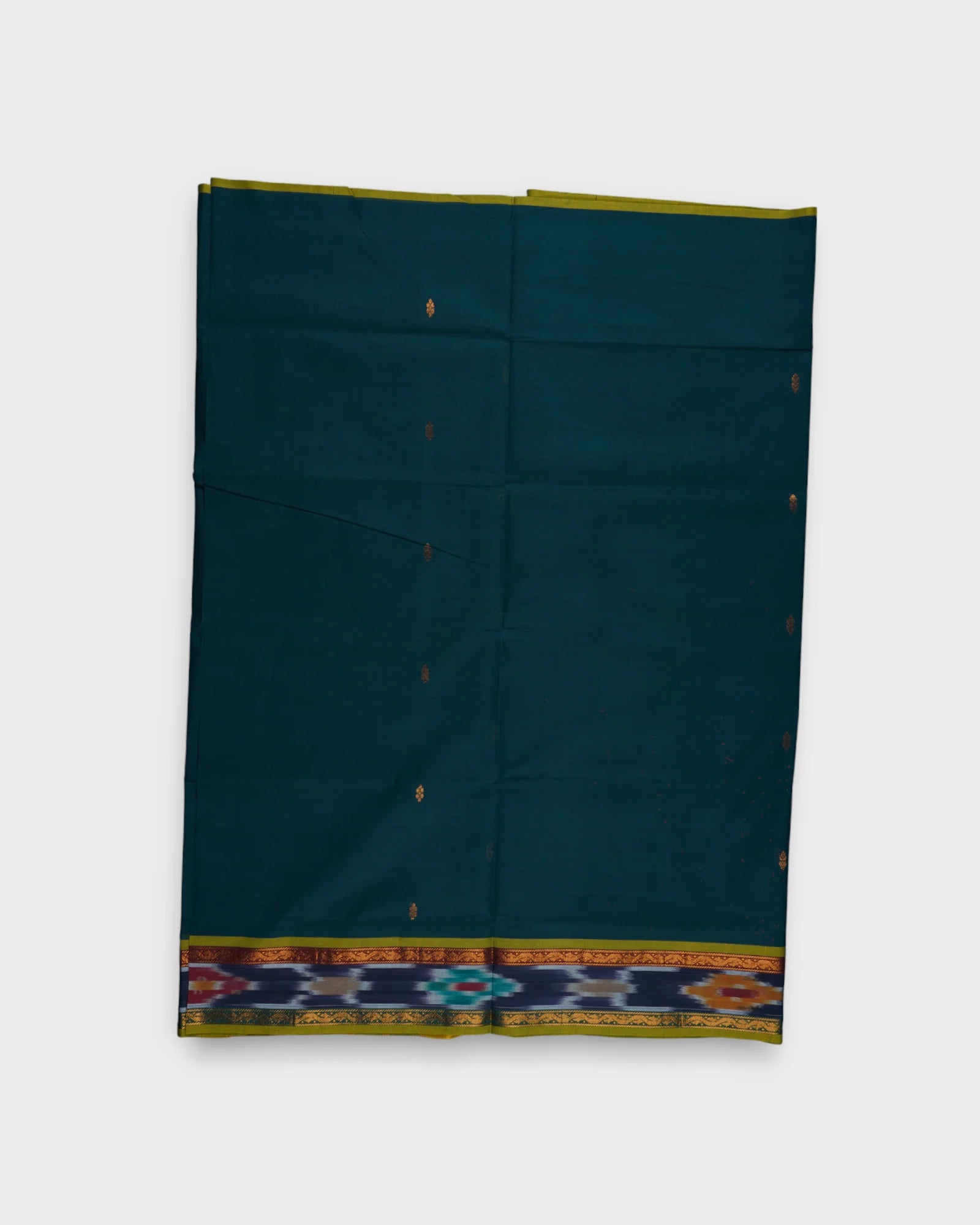 Peacock Blue Venkatgiri cotton Saree