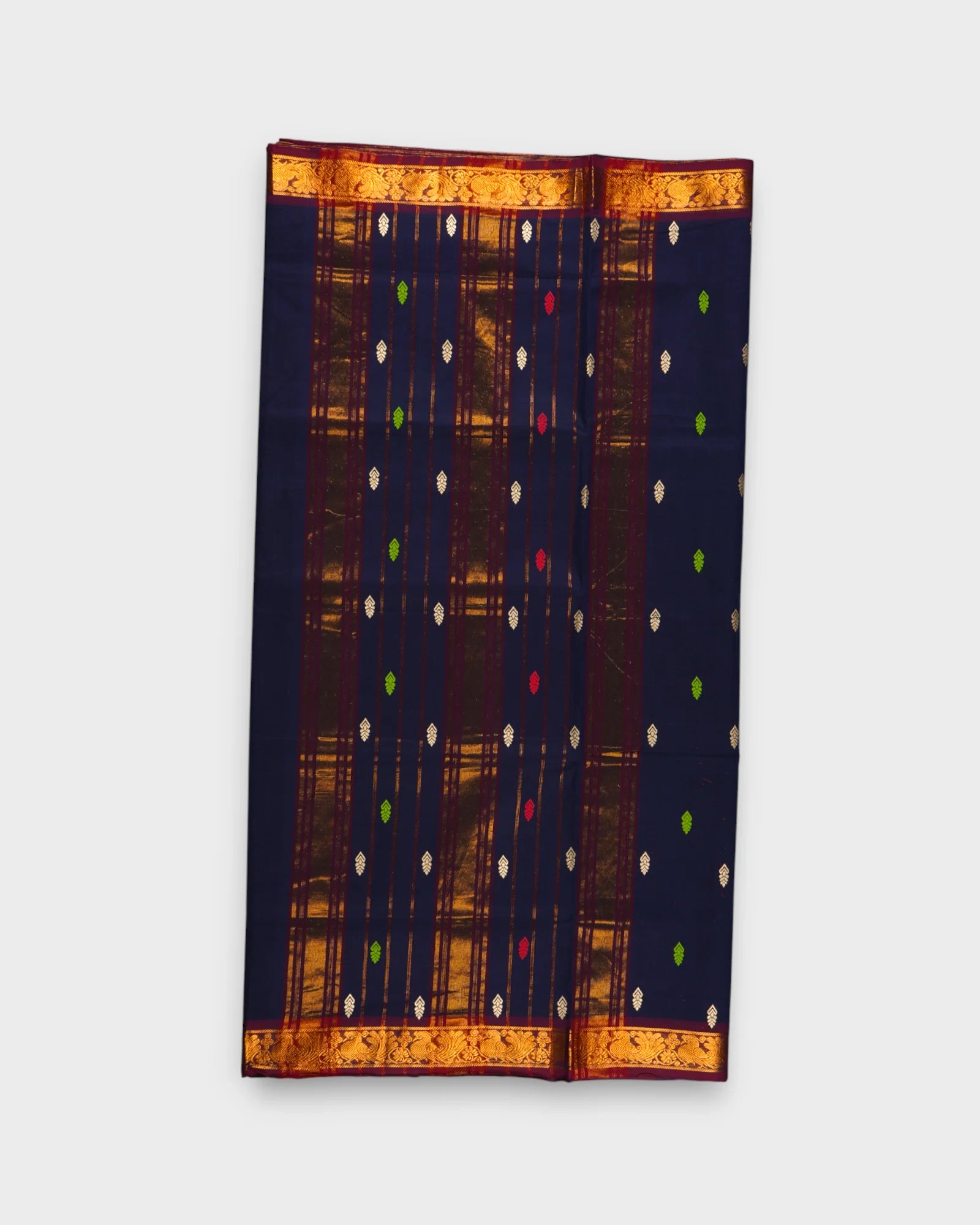 Venkatgiri Cotton Saree With Zari Butta Design