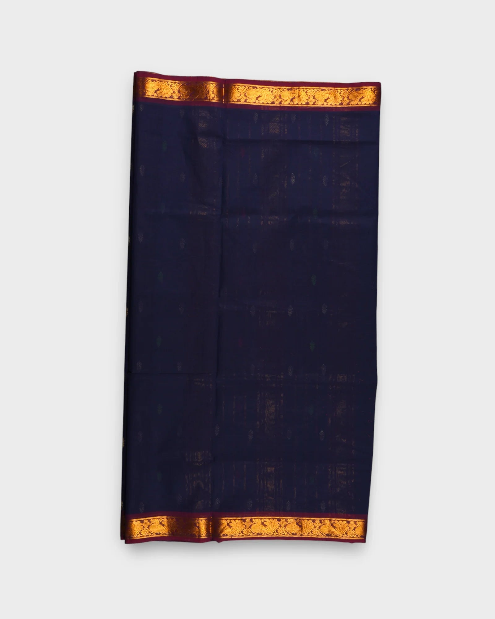 Venkatgiri Cotton Saree With Zari Butta Design