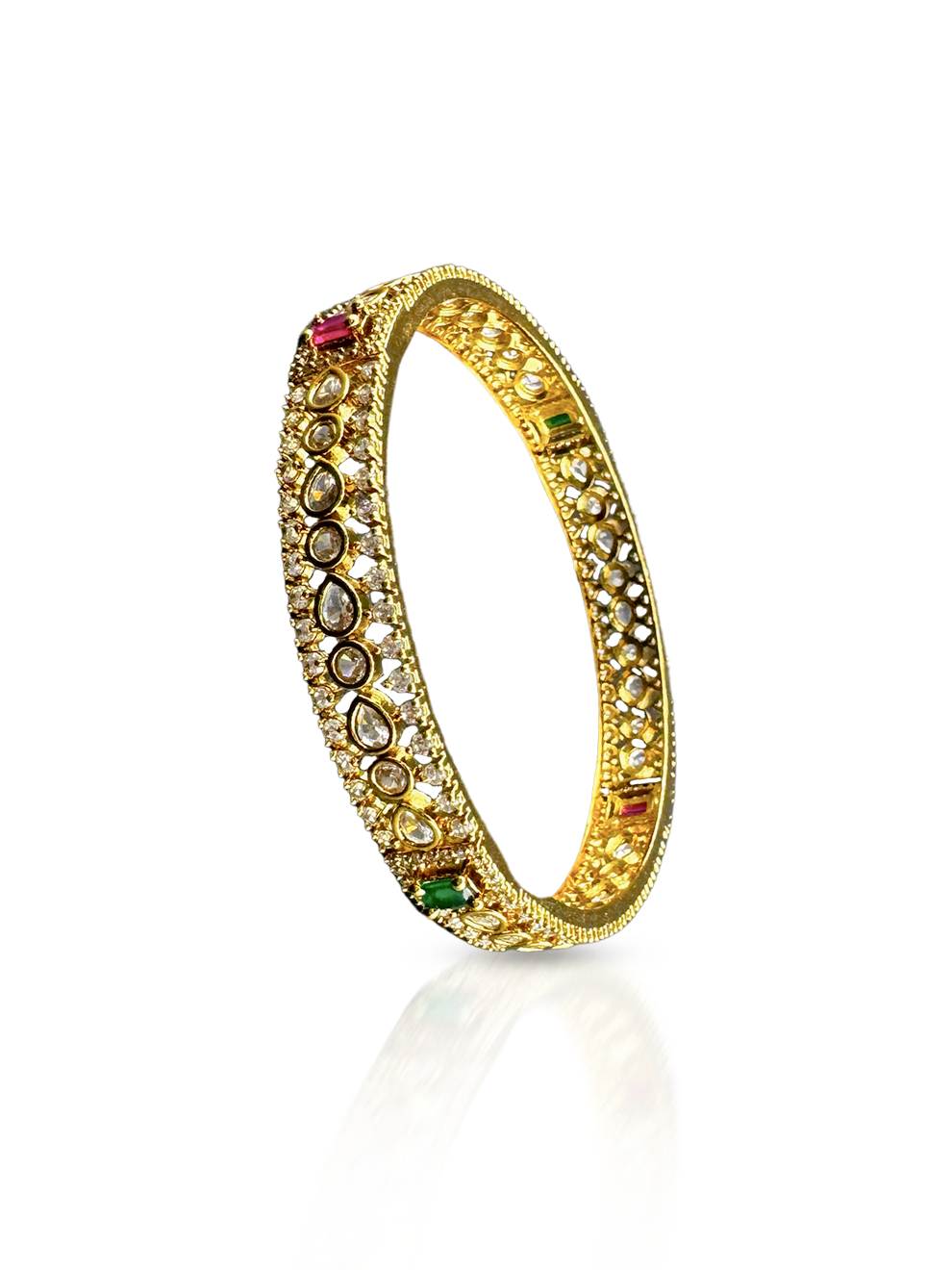 Sophisticated Drop-Shaped Bangles