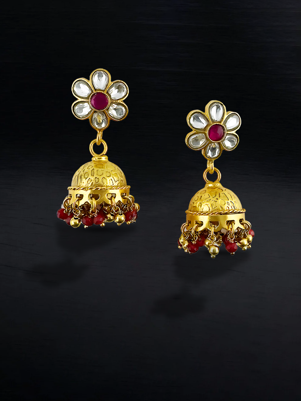 Echoes of Grace Jhumkas