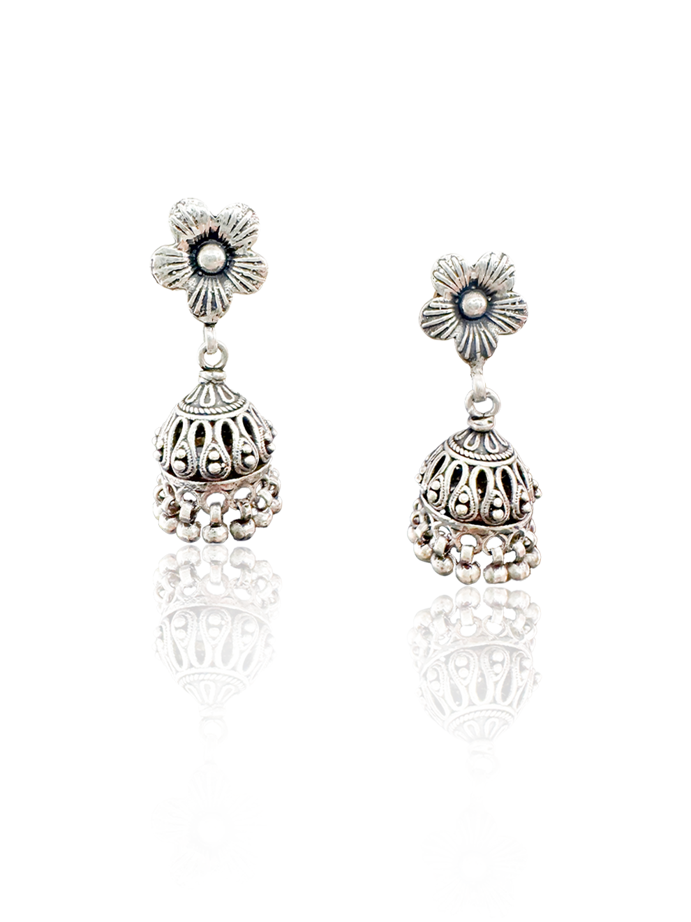 Flower Beam Jhumkas