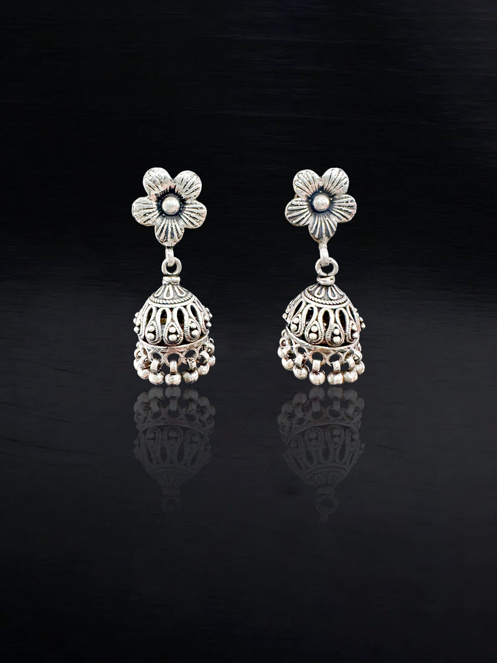 Flower Beam Jhumkas