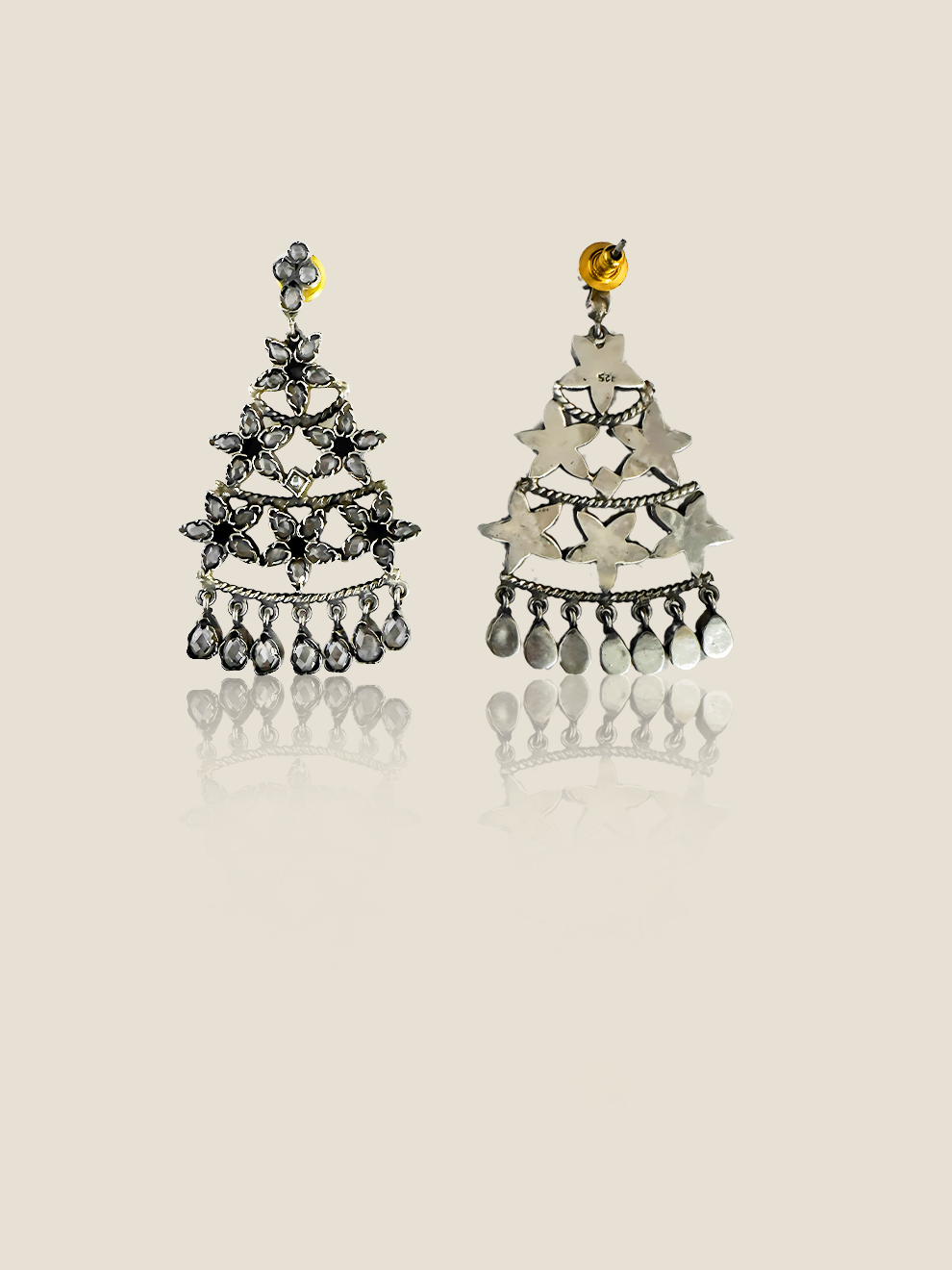 Flower Tower Earrings