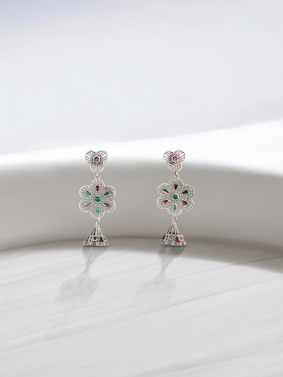 Gem Cascade Earrings