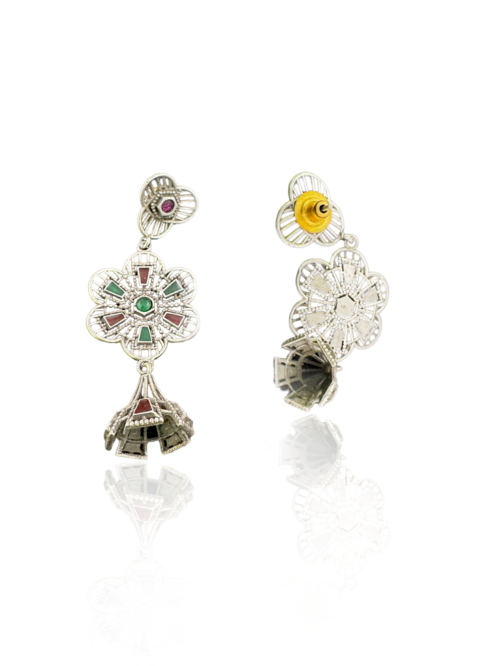 Gem Cascade Earrings