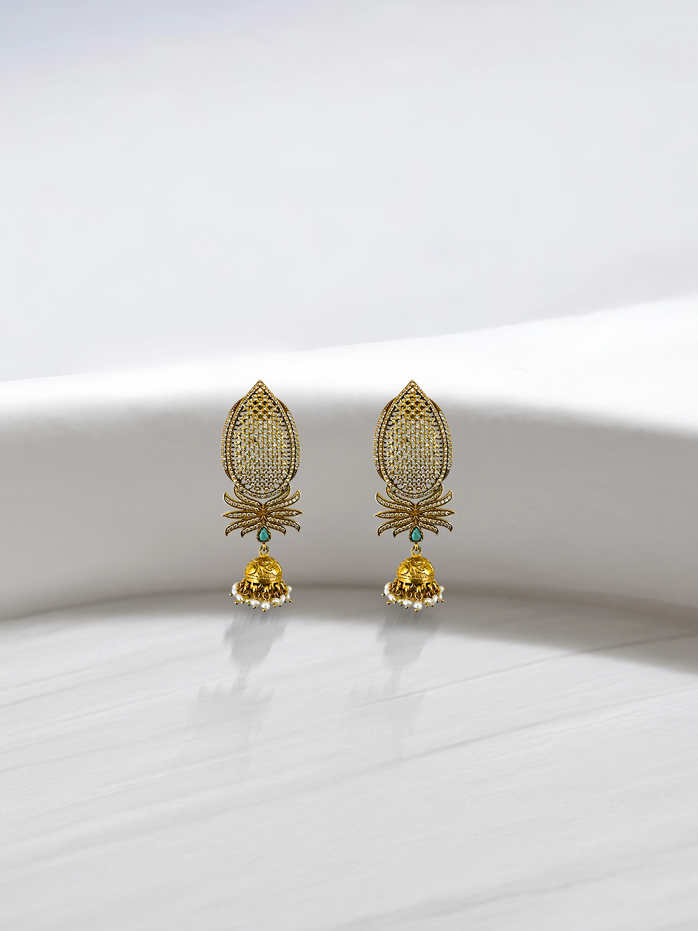 Golden Jhumka Royale