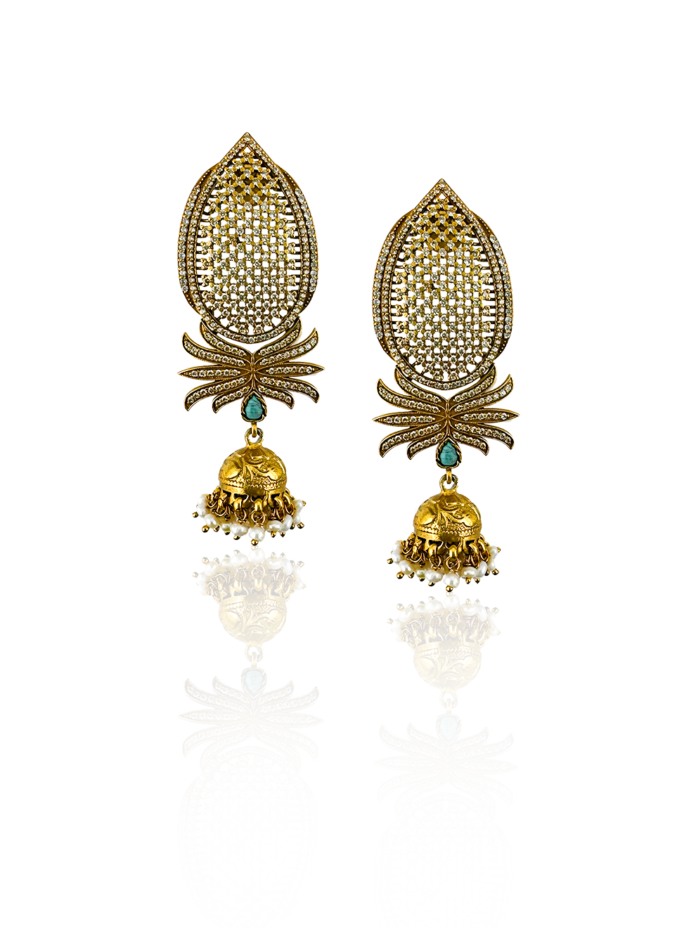 Golden Jhumka Royale