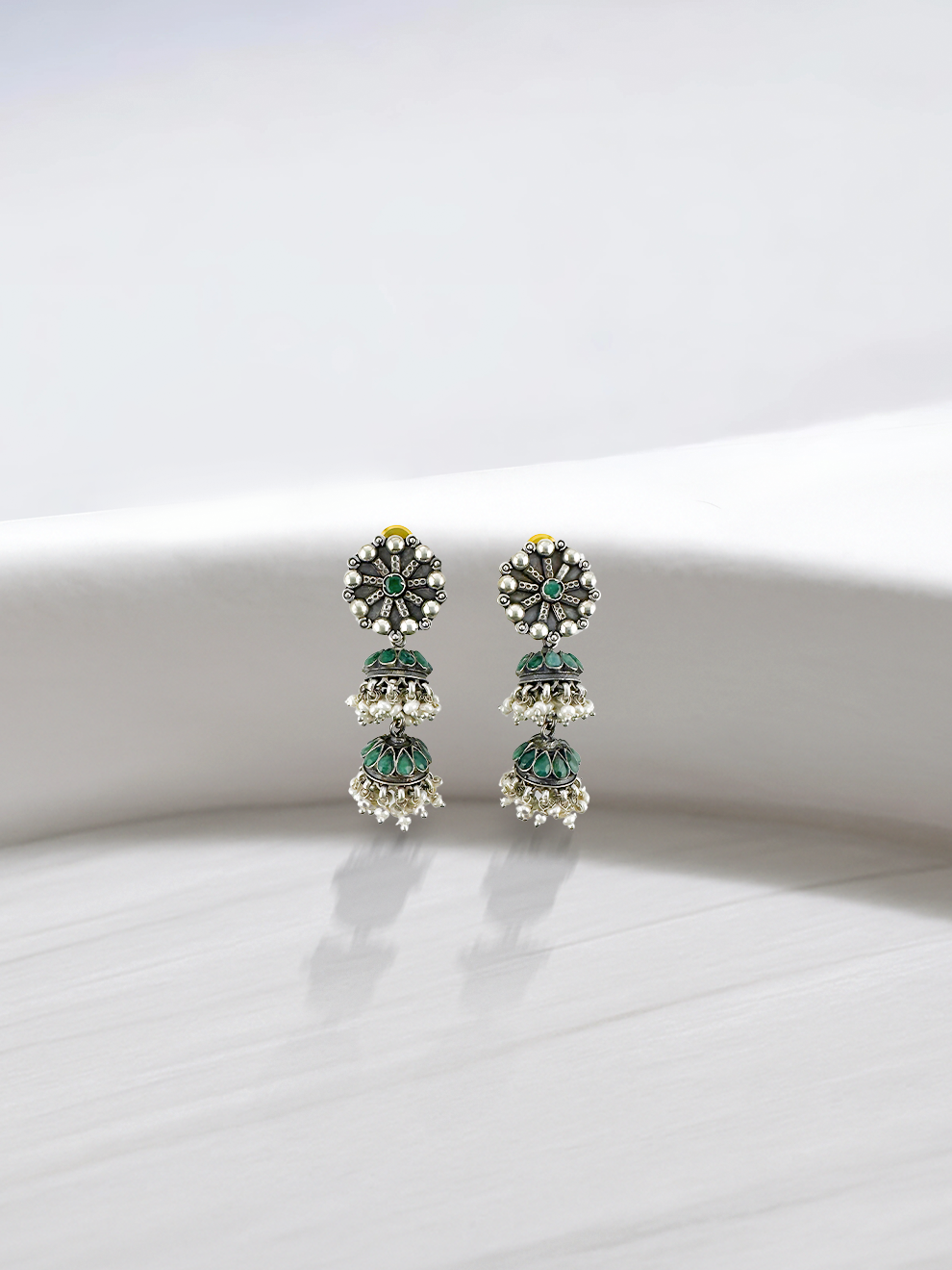 Graceful Layer Jhumkas