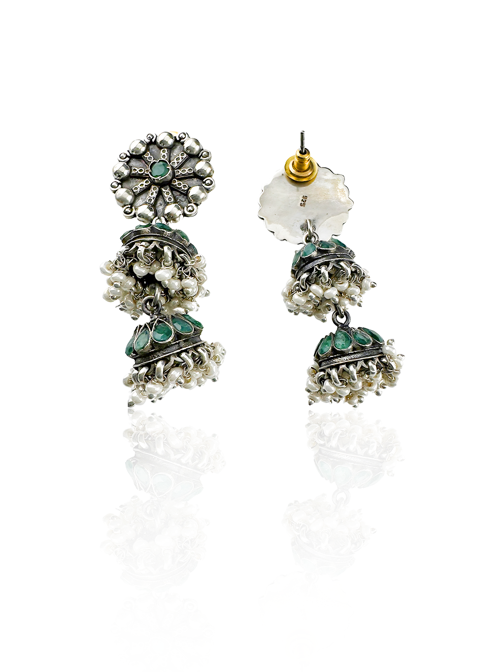 Graceful Layer Jhumkas