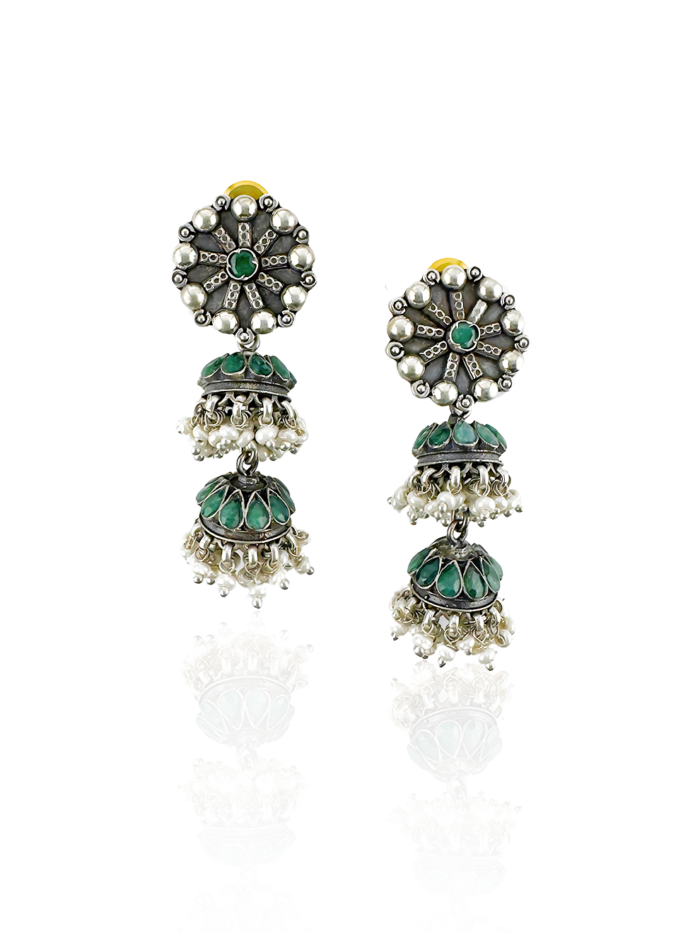 Graceful Layer Jhumkas