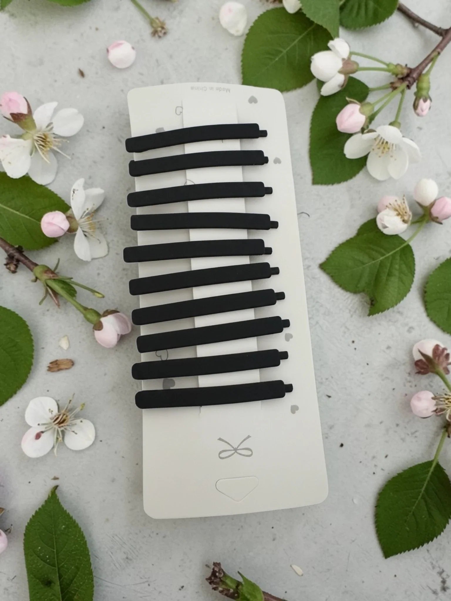 Geometric Black Alloy Hair Clip