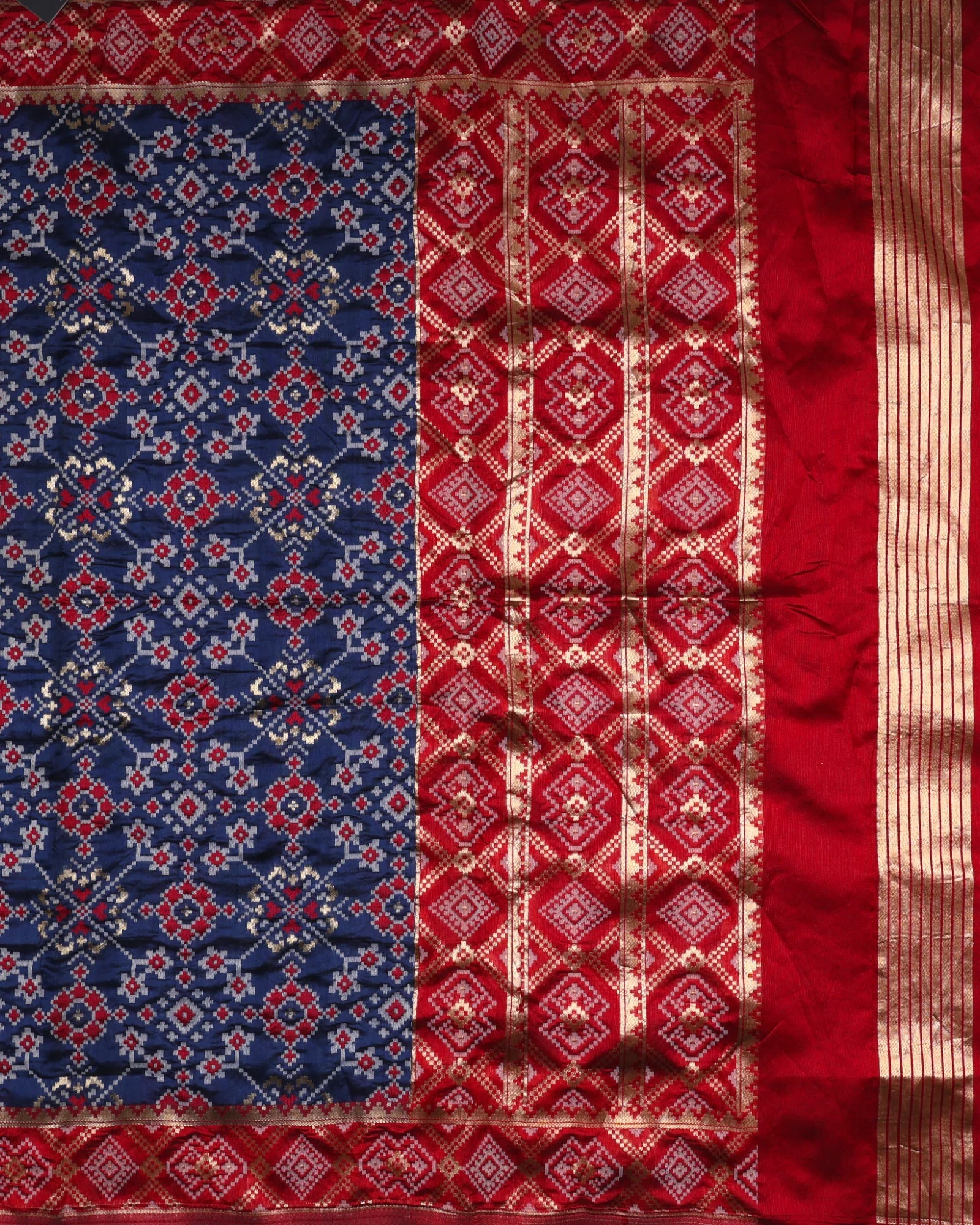 Chanderi Dupatta with Geometry Design