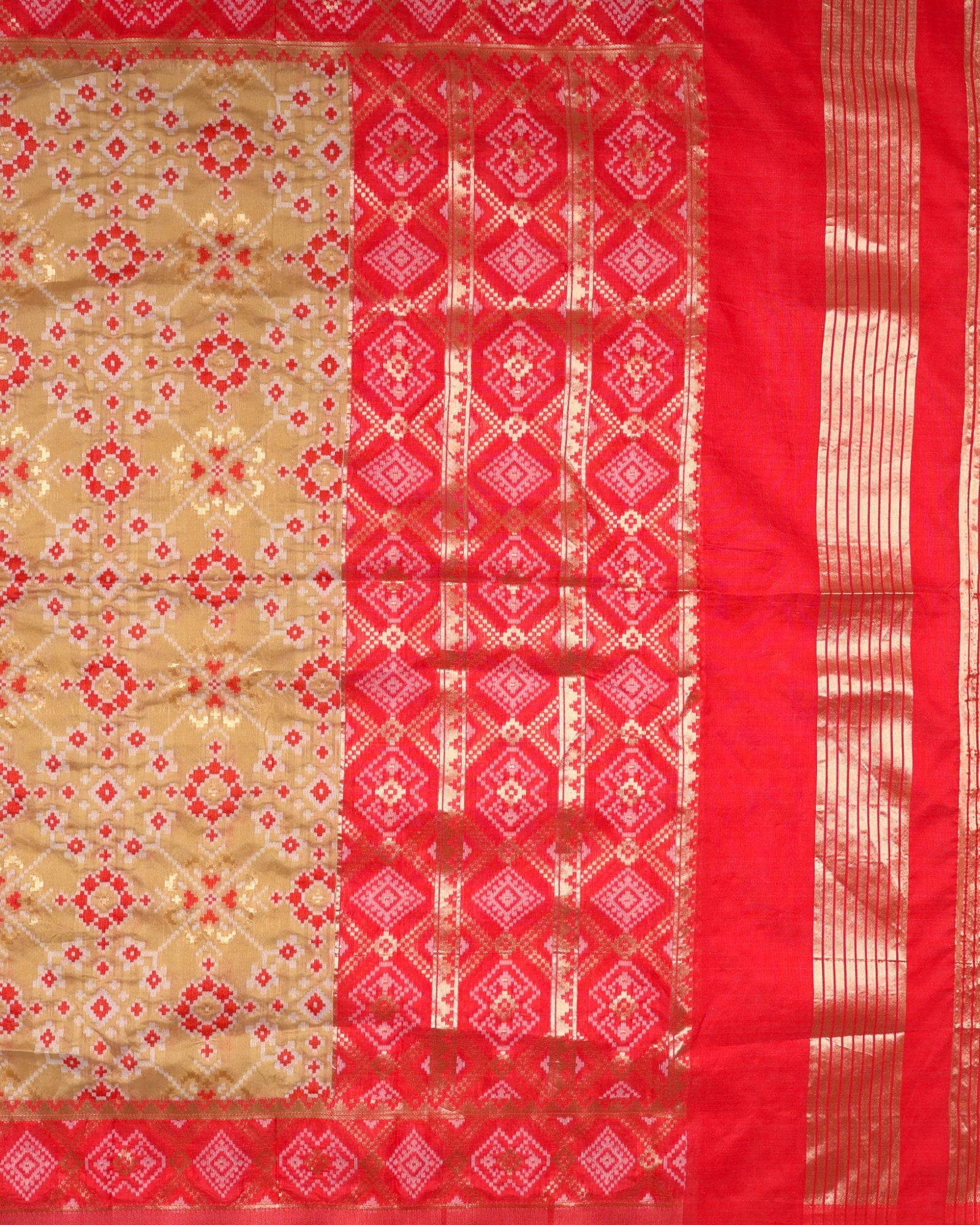 Chanderi Dupatta with Geometry Design