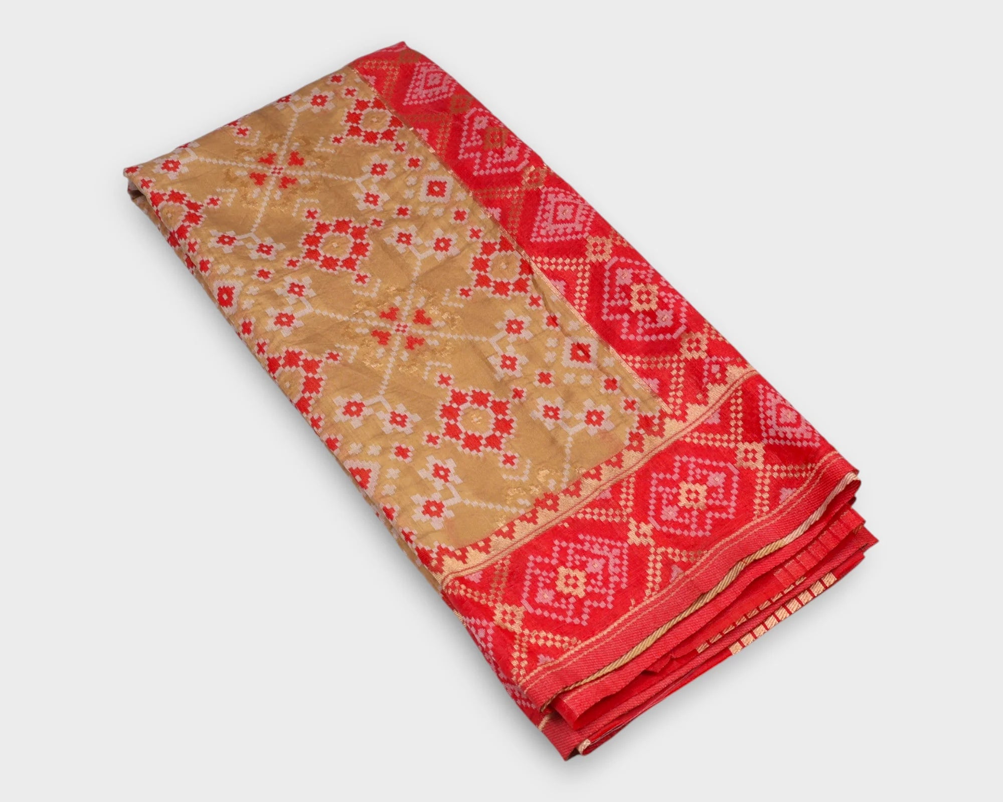 Chanderi Dupatta with Geometry Design