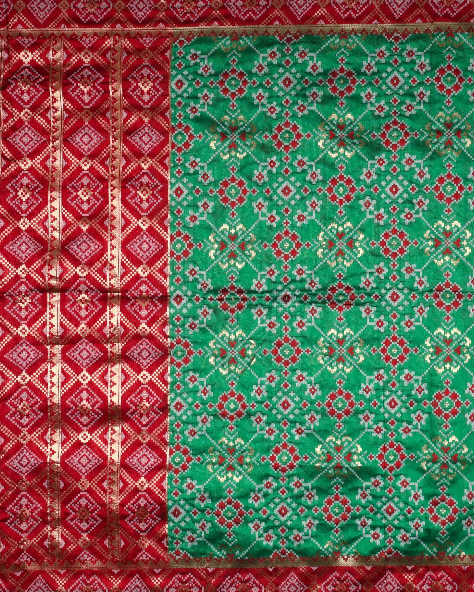 Chanderi Dupatta with Geometry Design