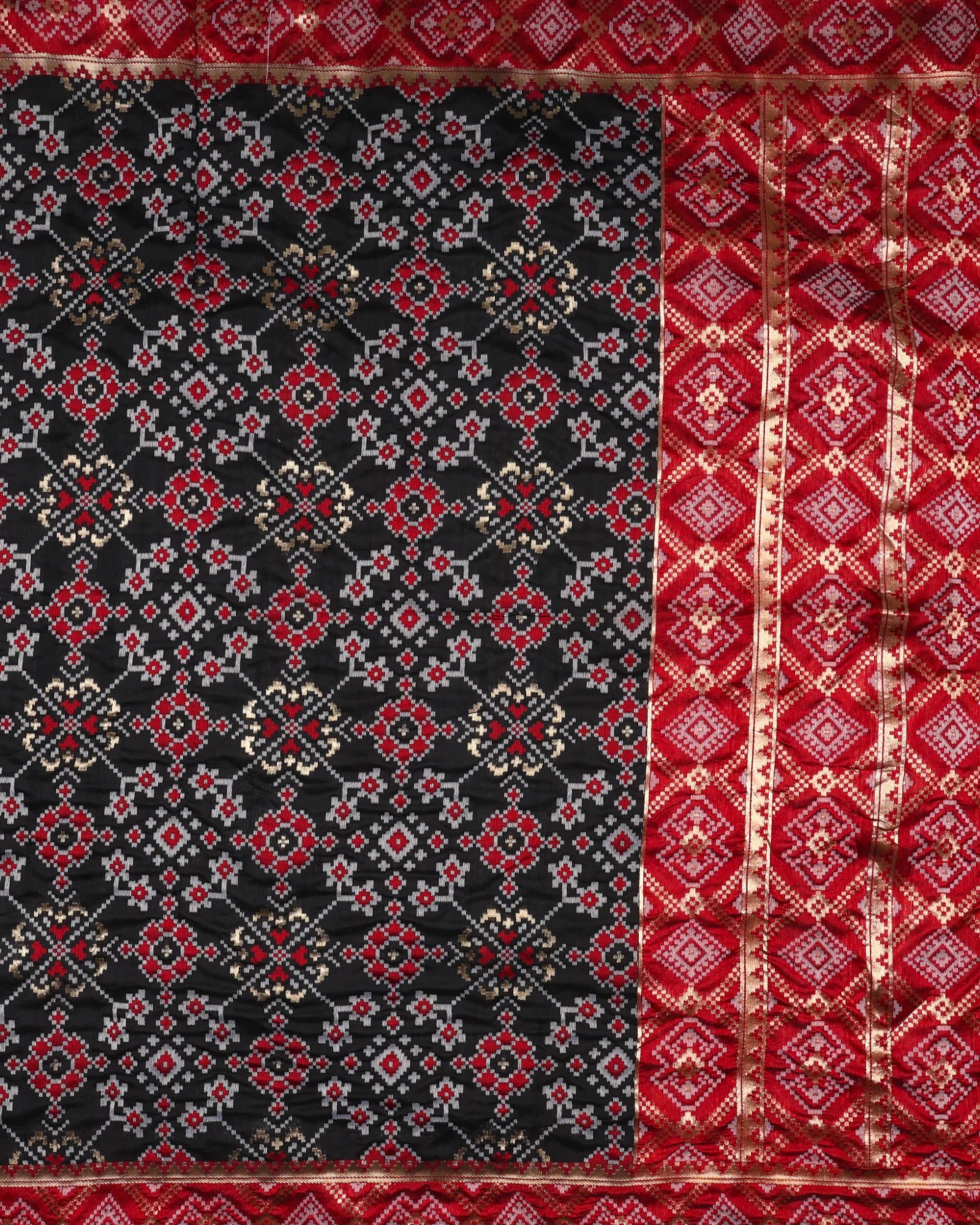 Chanderi Dupatta with Geometry Design