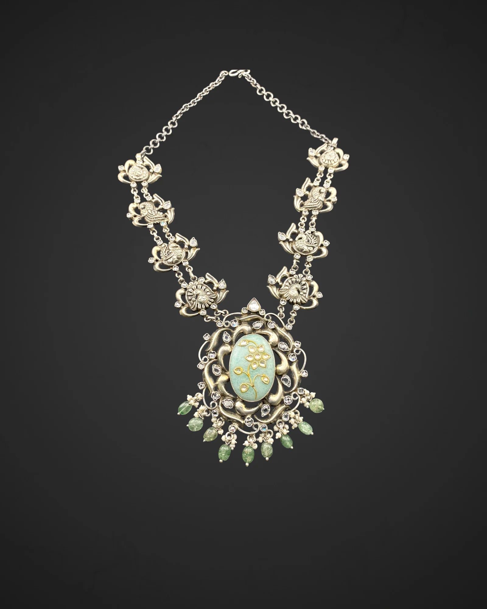 Jewel of the Peacock Necklace