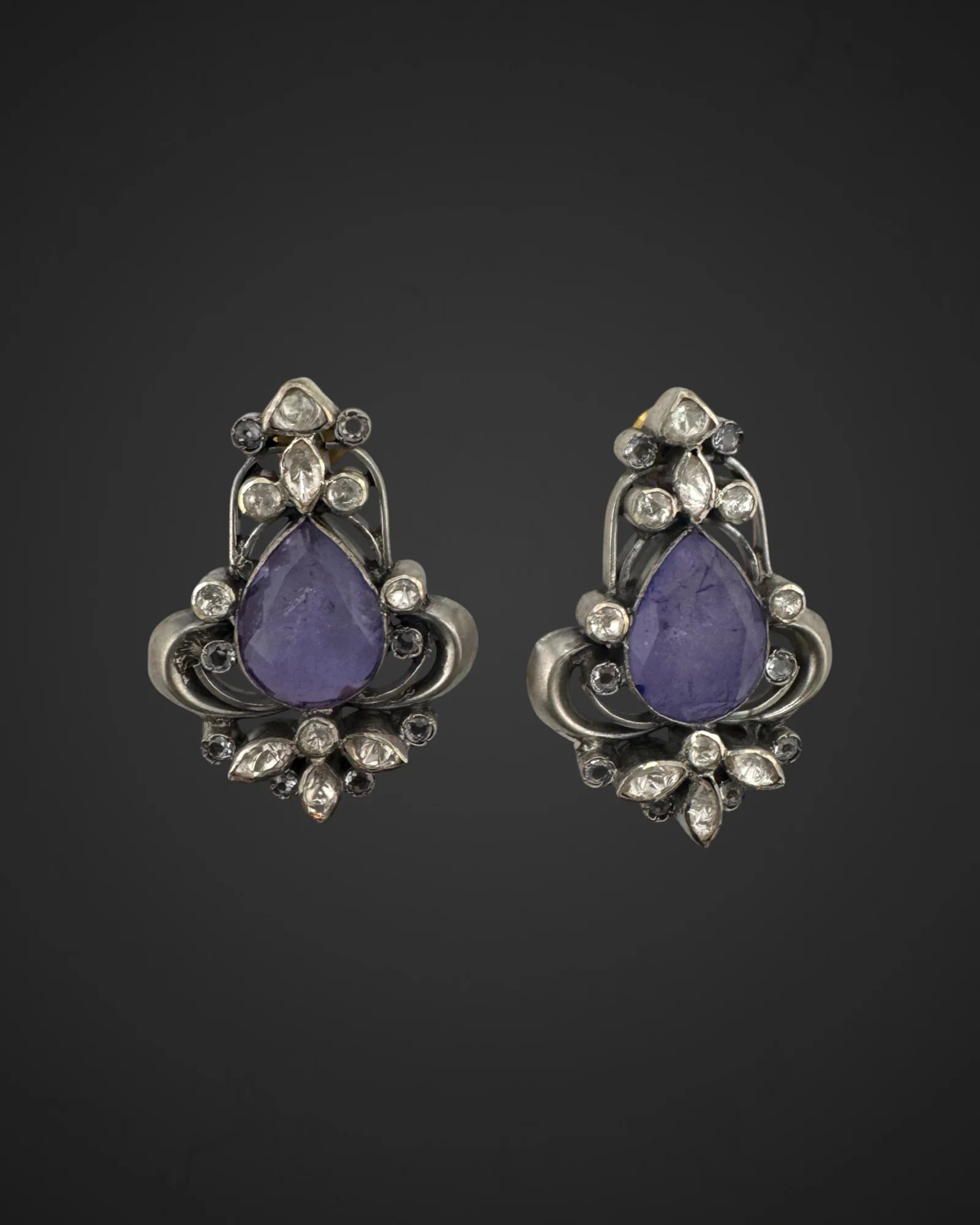 Violet Glow Earrings