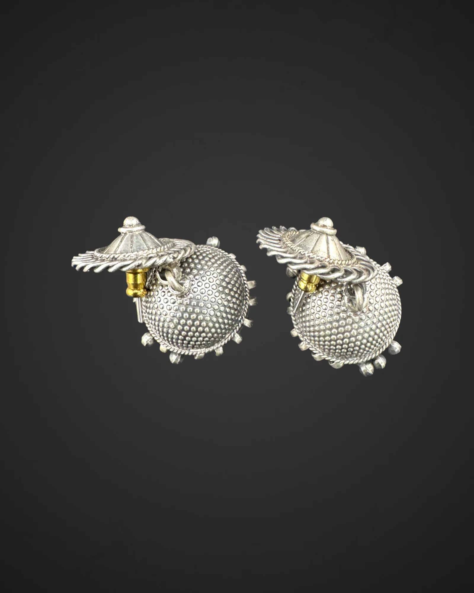 Round Charm Jhumkas