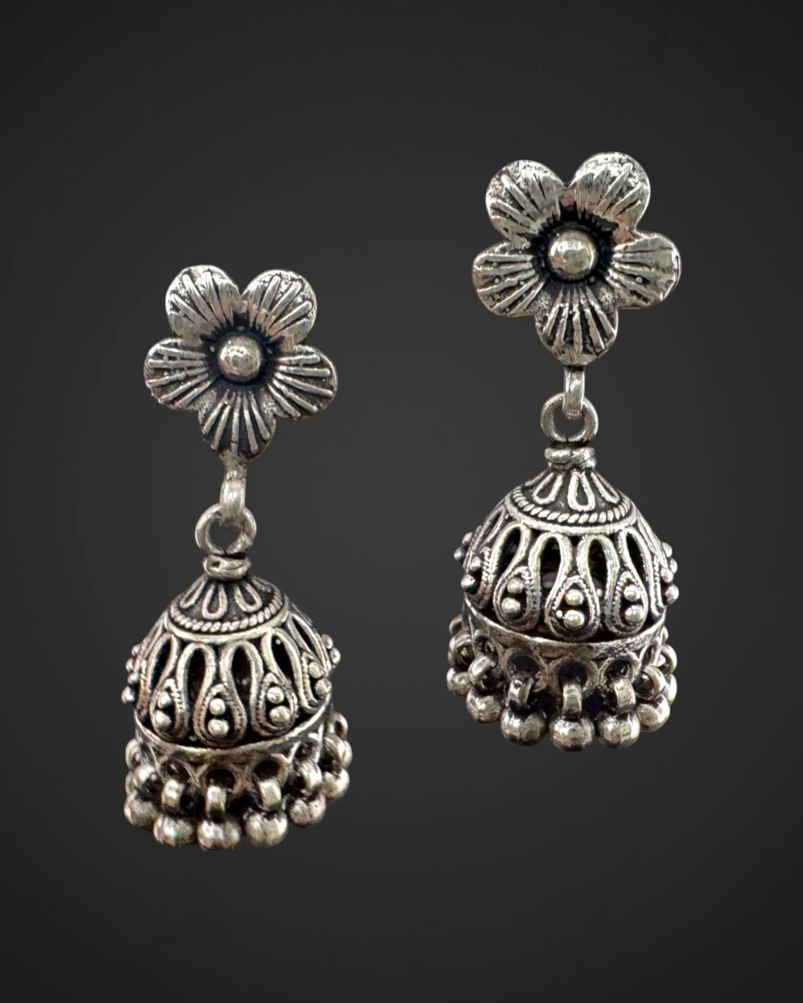 Flower Beam Jhumkas