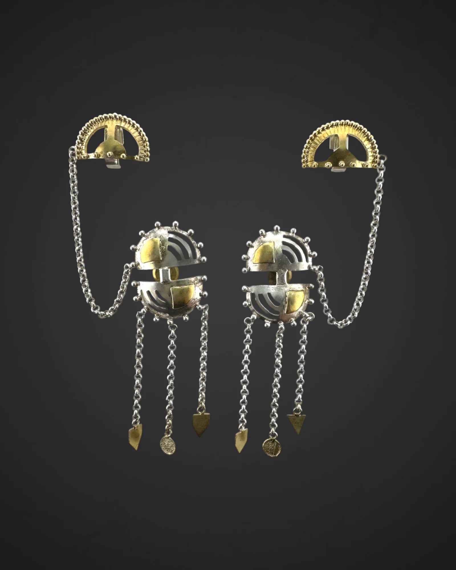 Cuffed Elegance Danglers