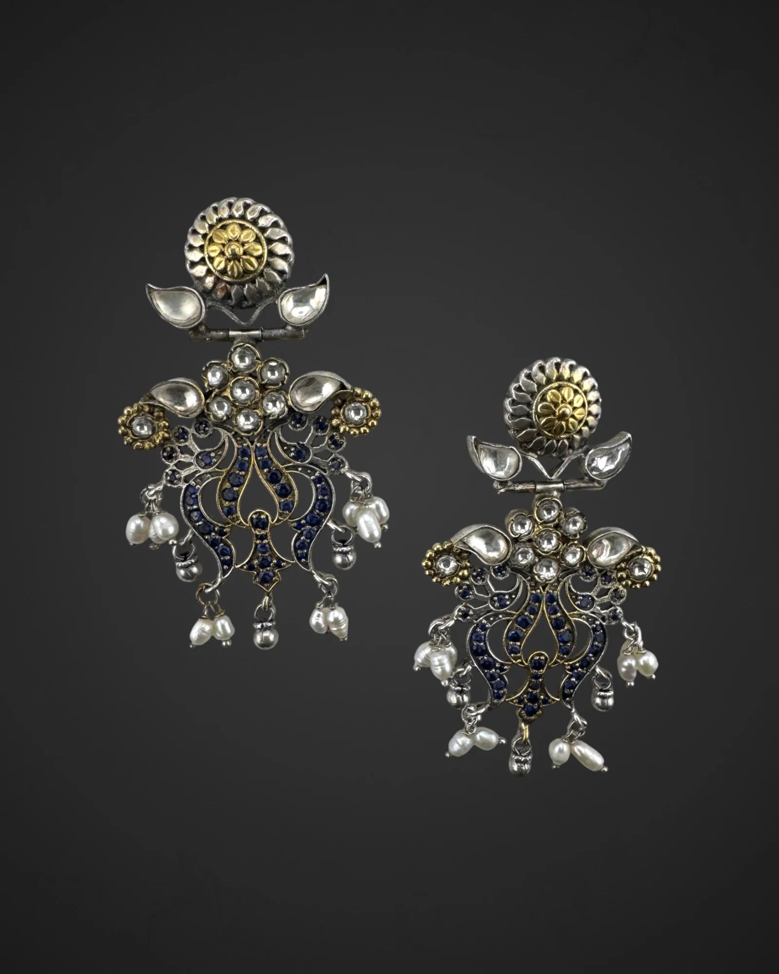 Sapphire Whimsy Danglers