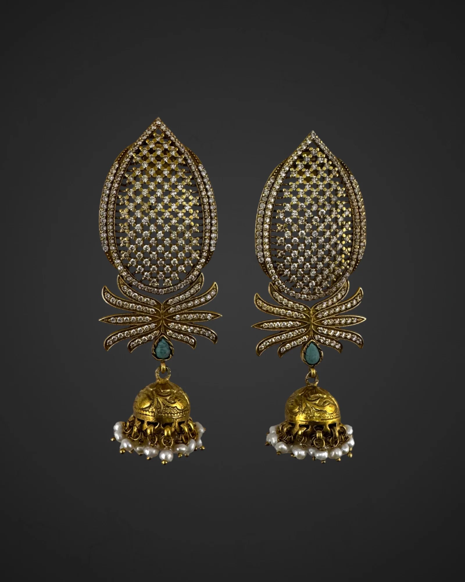 Golden Jhumka Royale