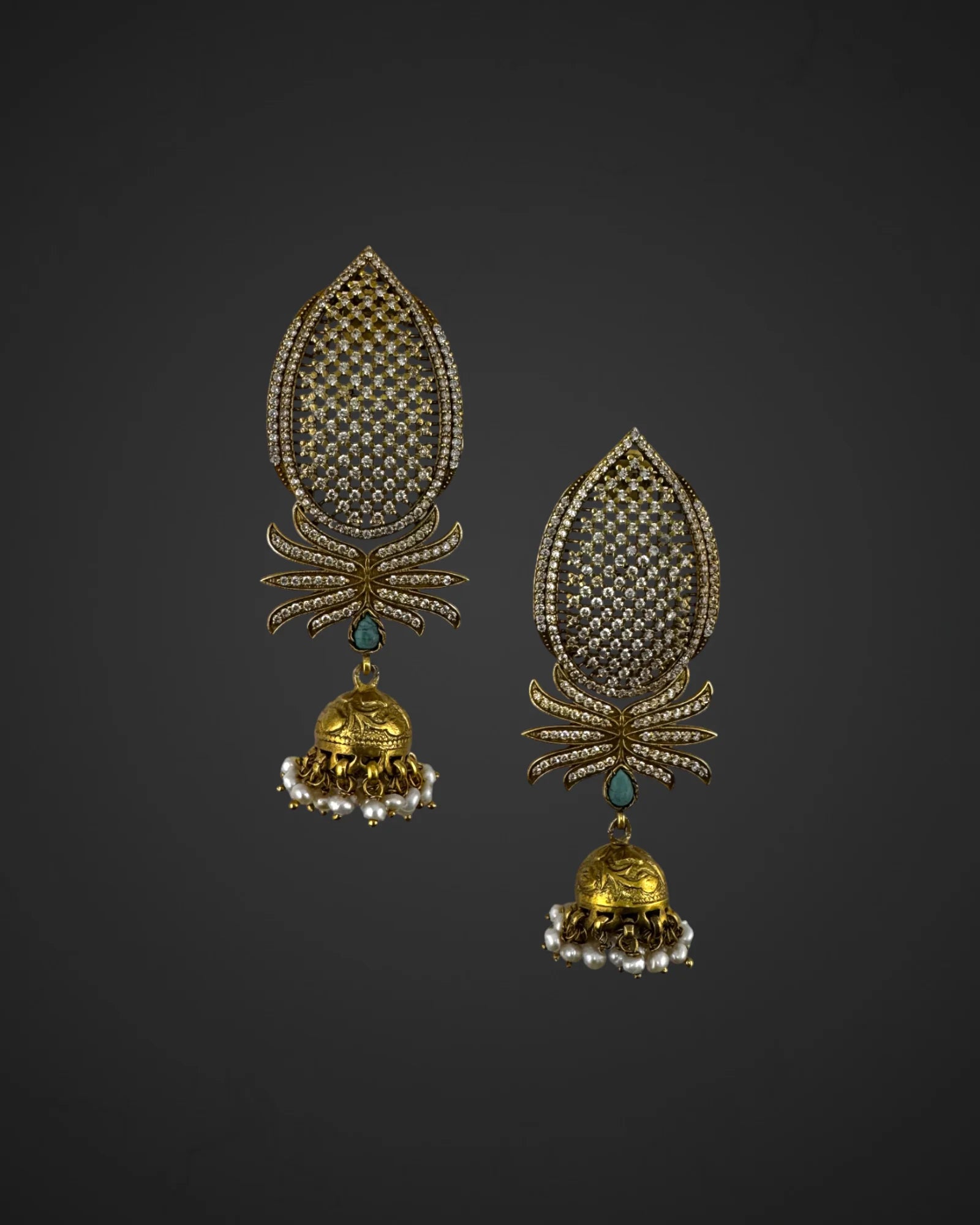 Golden Jhumka Royale