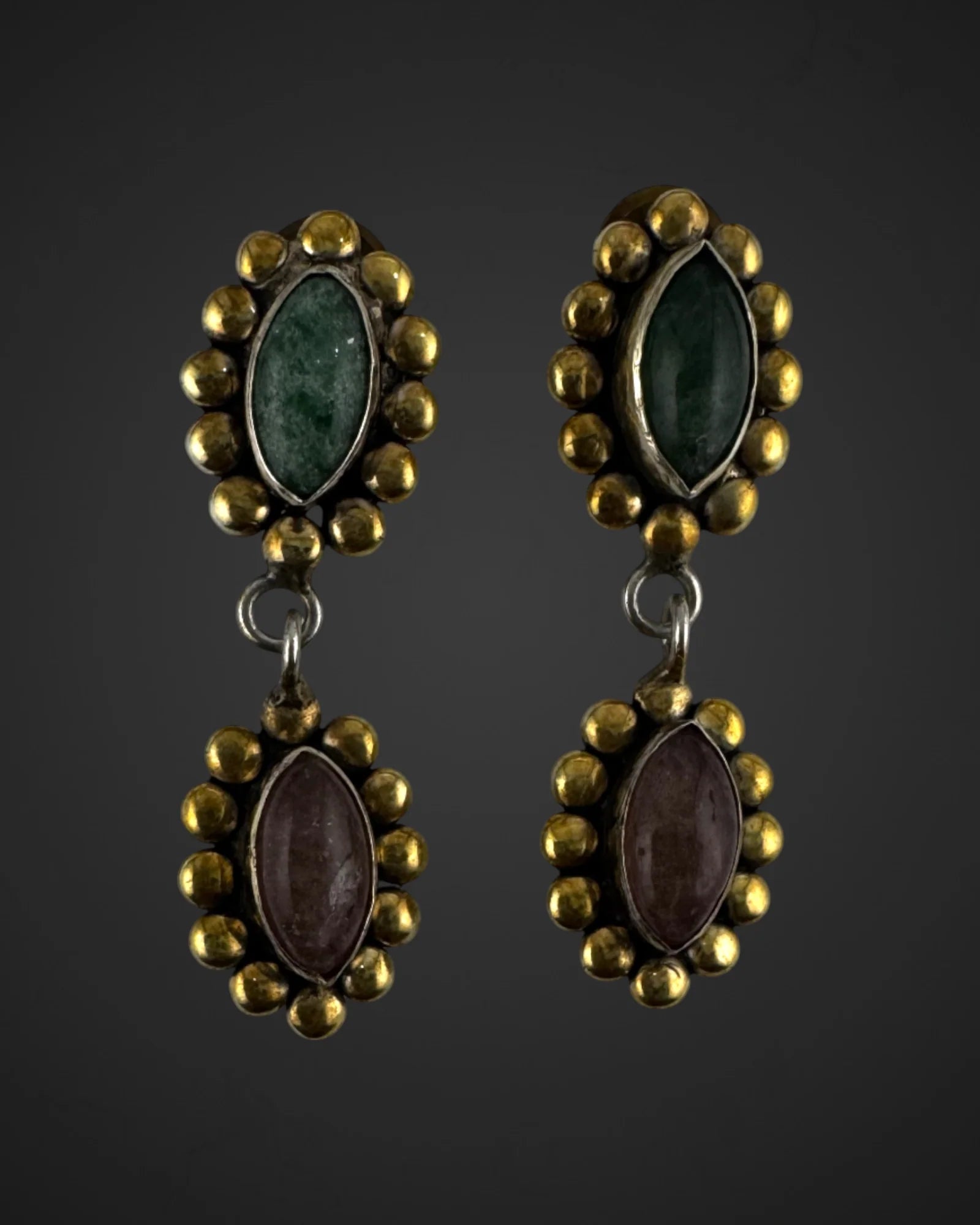 Vert Rose Danglers