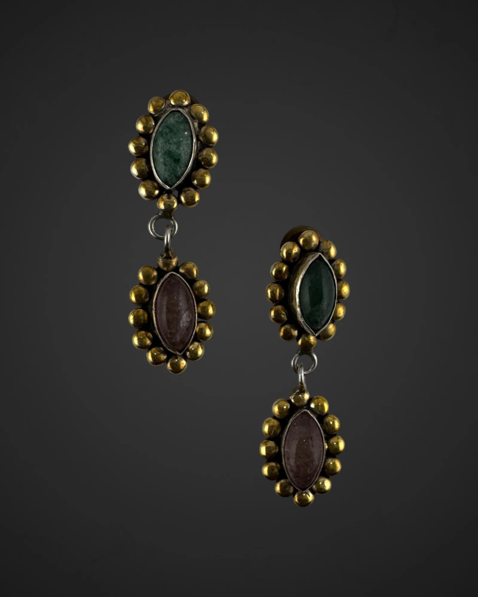 Vert Rose Danglers