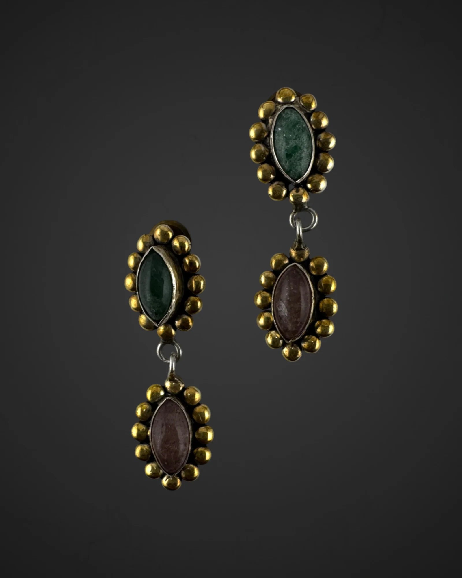 Vert Rose Danglers