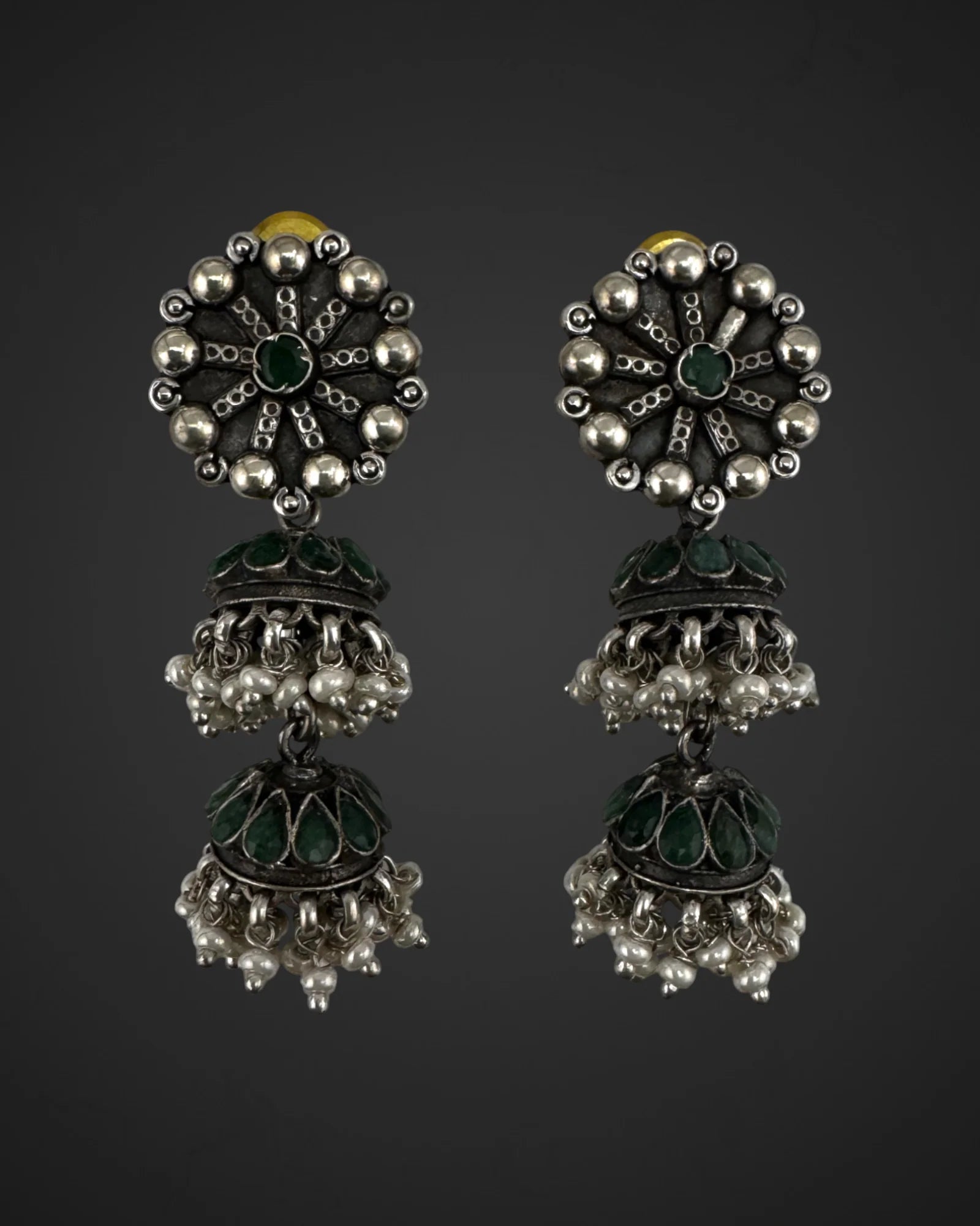 Graceful Layer Jhumkas