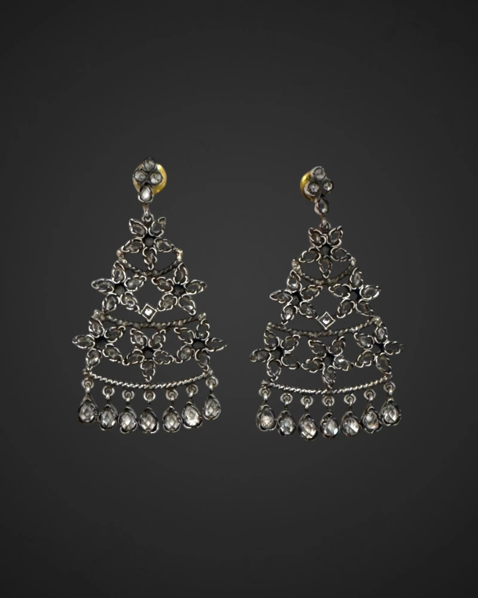 Flower Tower Earrings