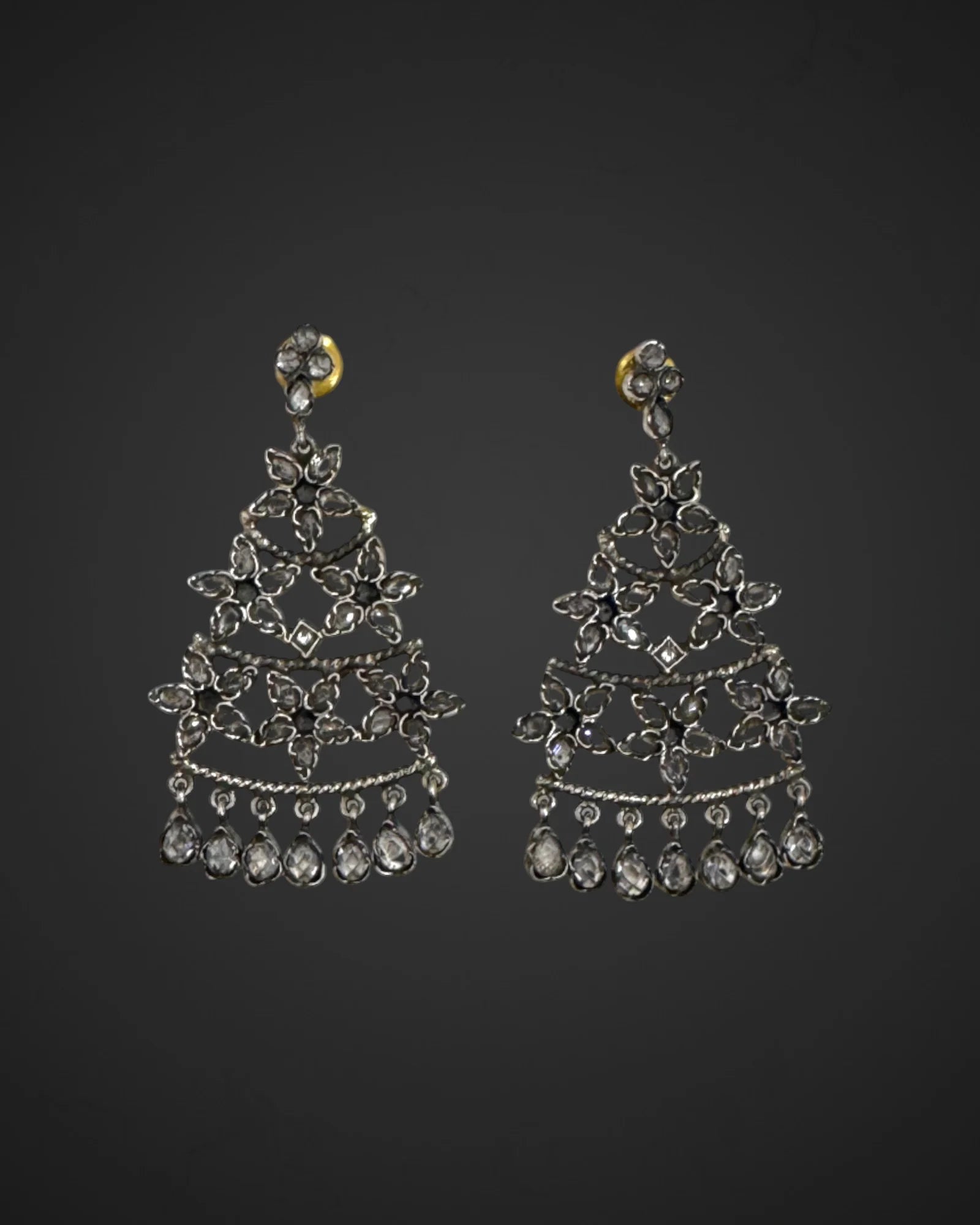 Flower Tower Earrings