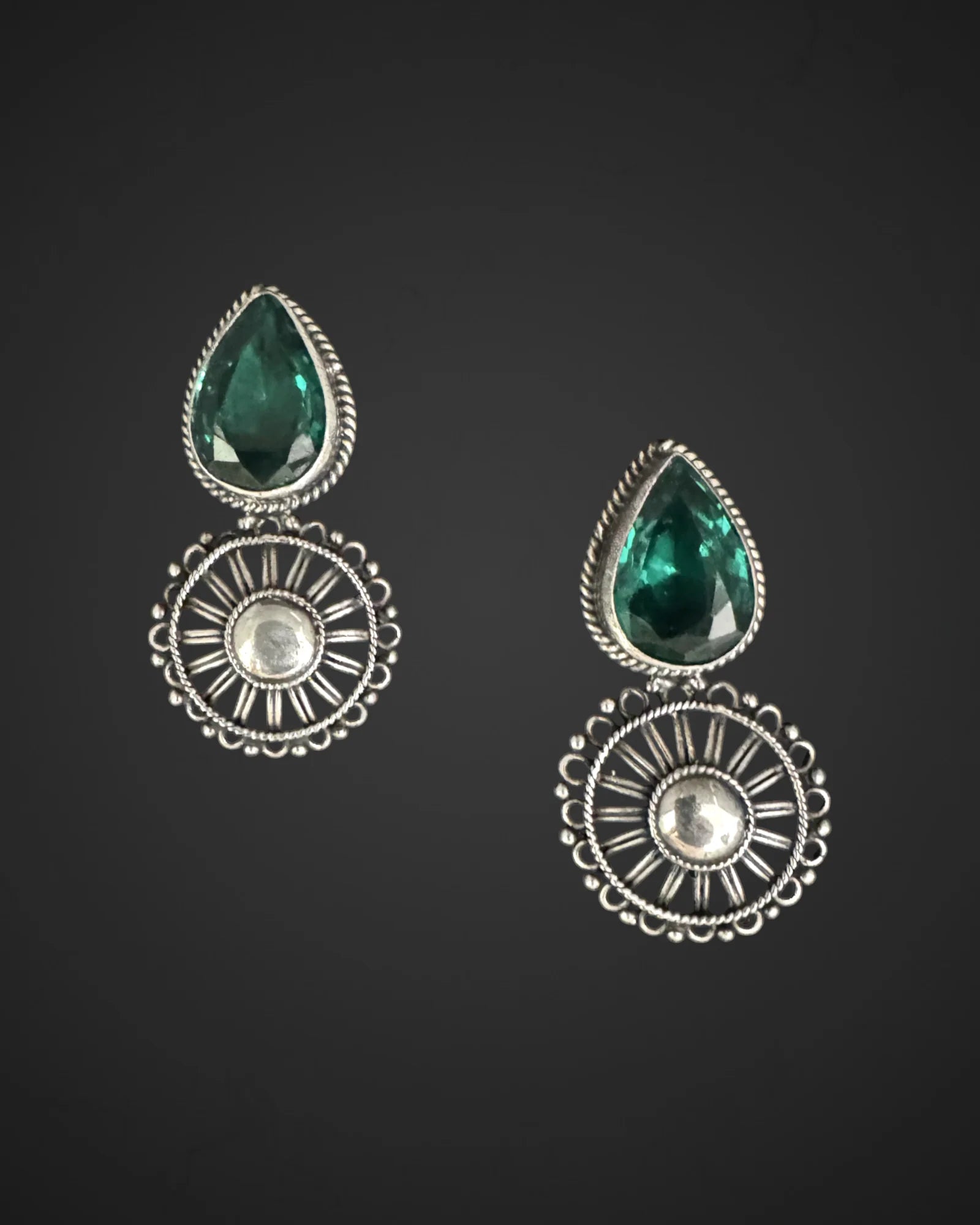 Radiant Emerald Earrings