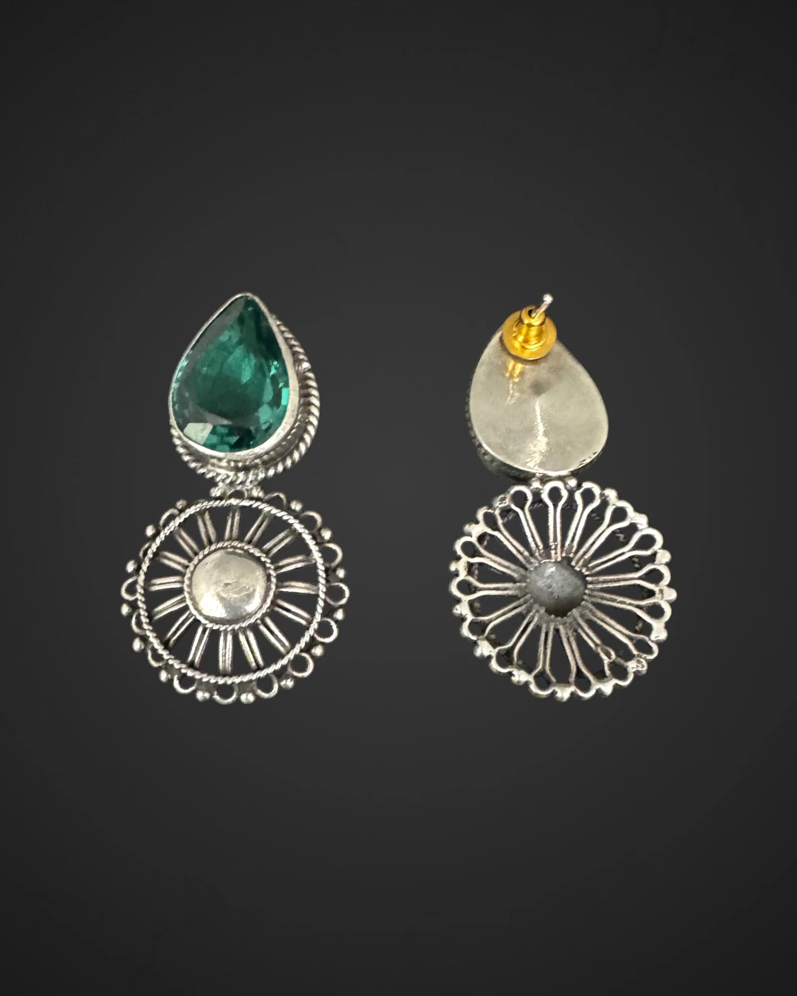 Radiant Emerald Earrings
