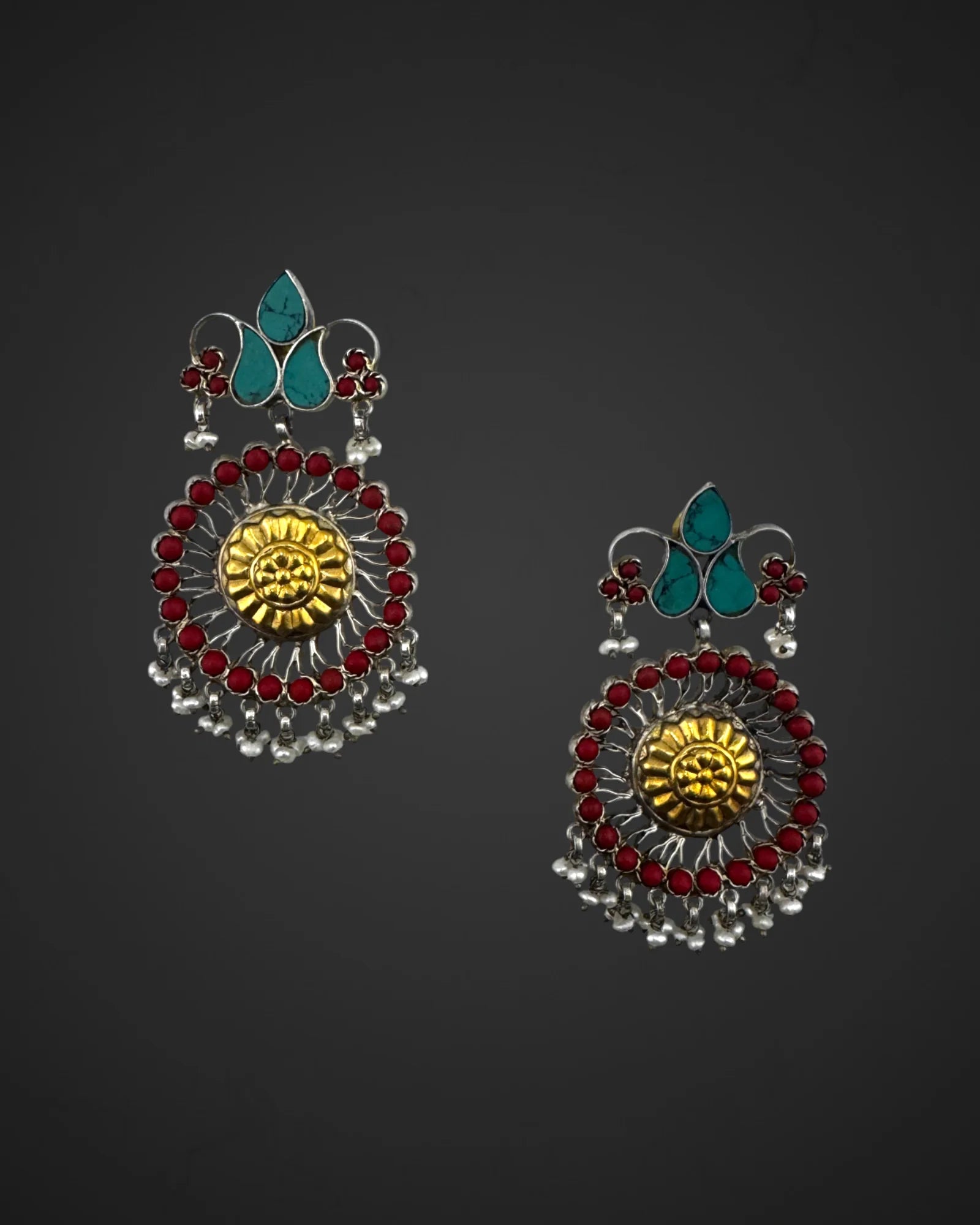 Timeless Coral Charm Danglers