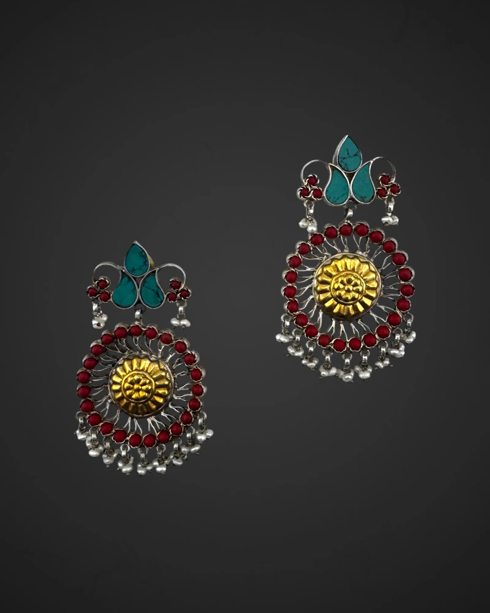 Timeless Coral Charm Danglers