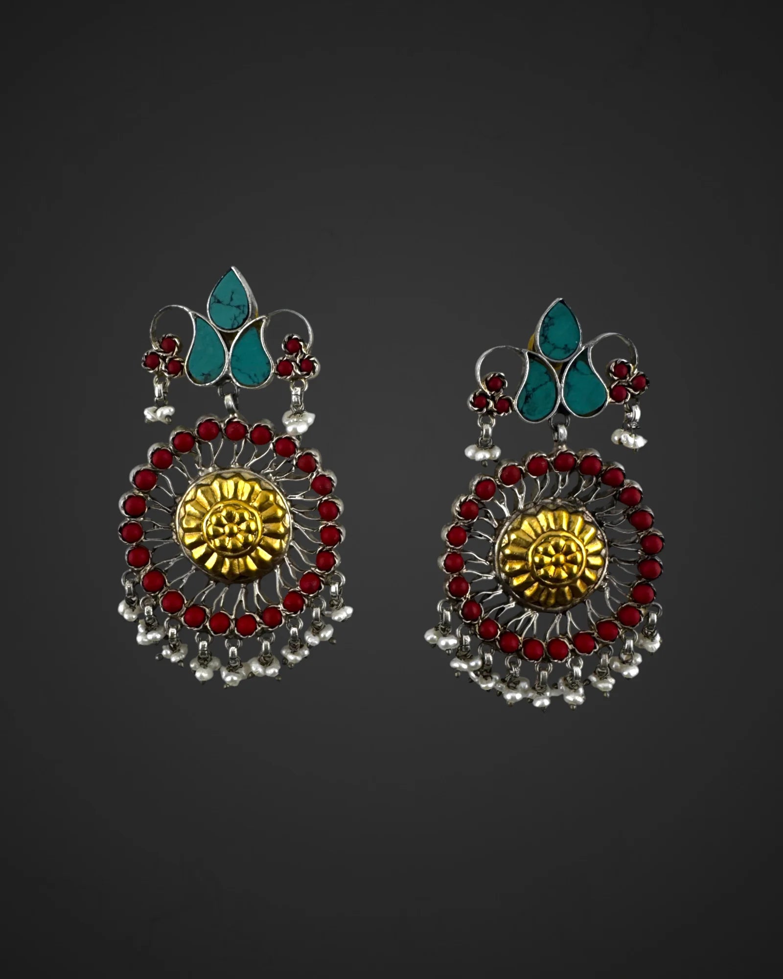 Timeless Coral Charm Danglers
