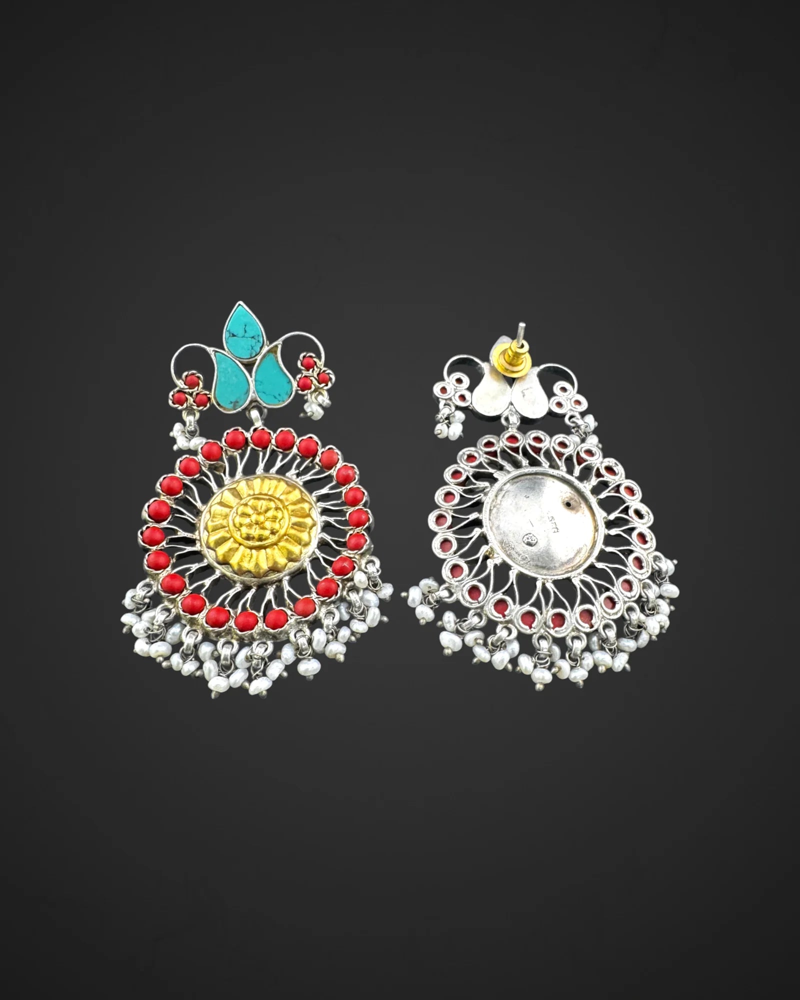 Timeless Coral Charm Danglers
