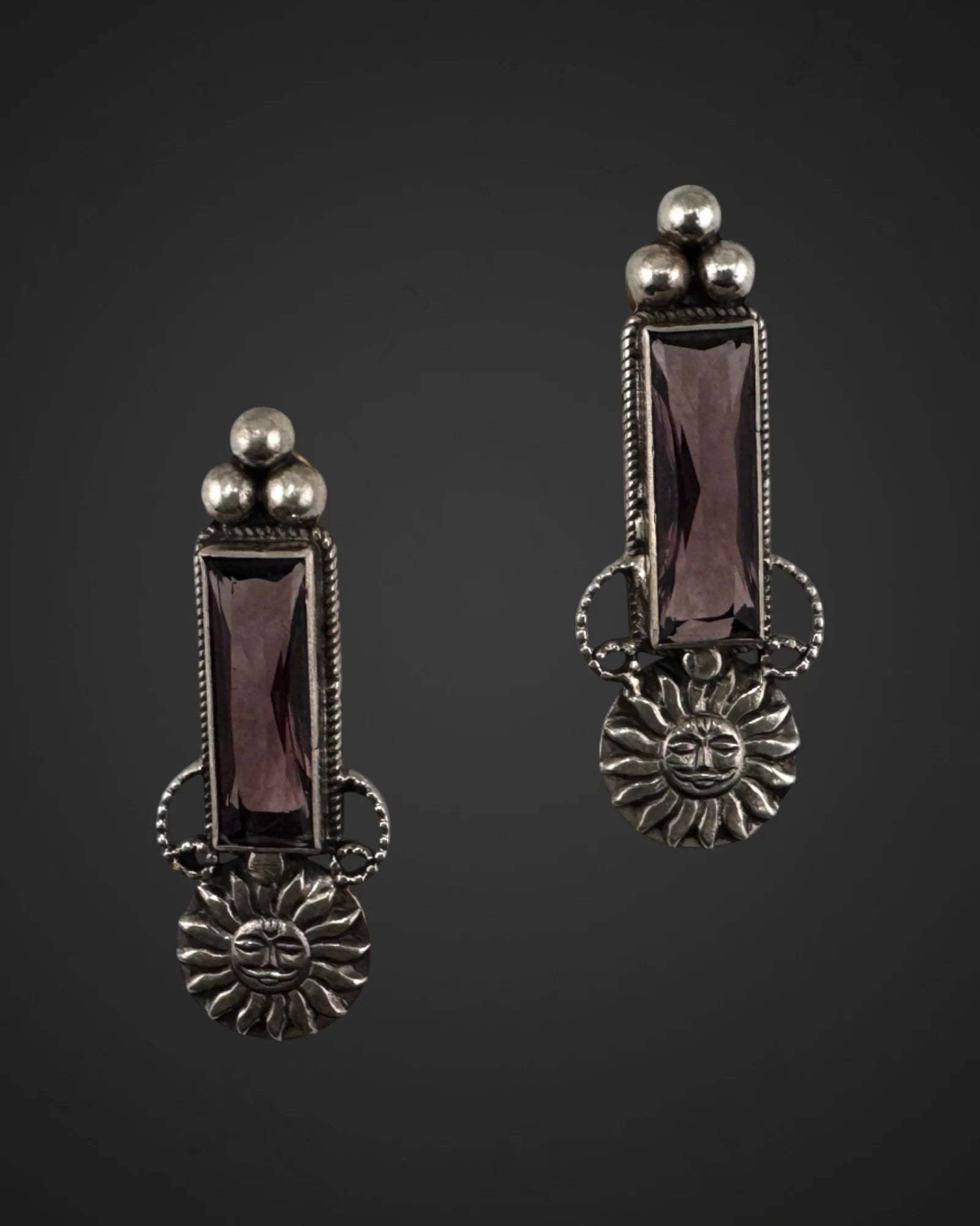 Ruby Edge Studs