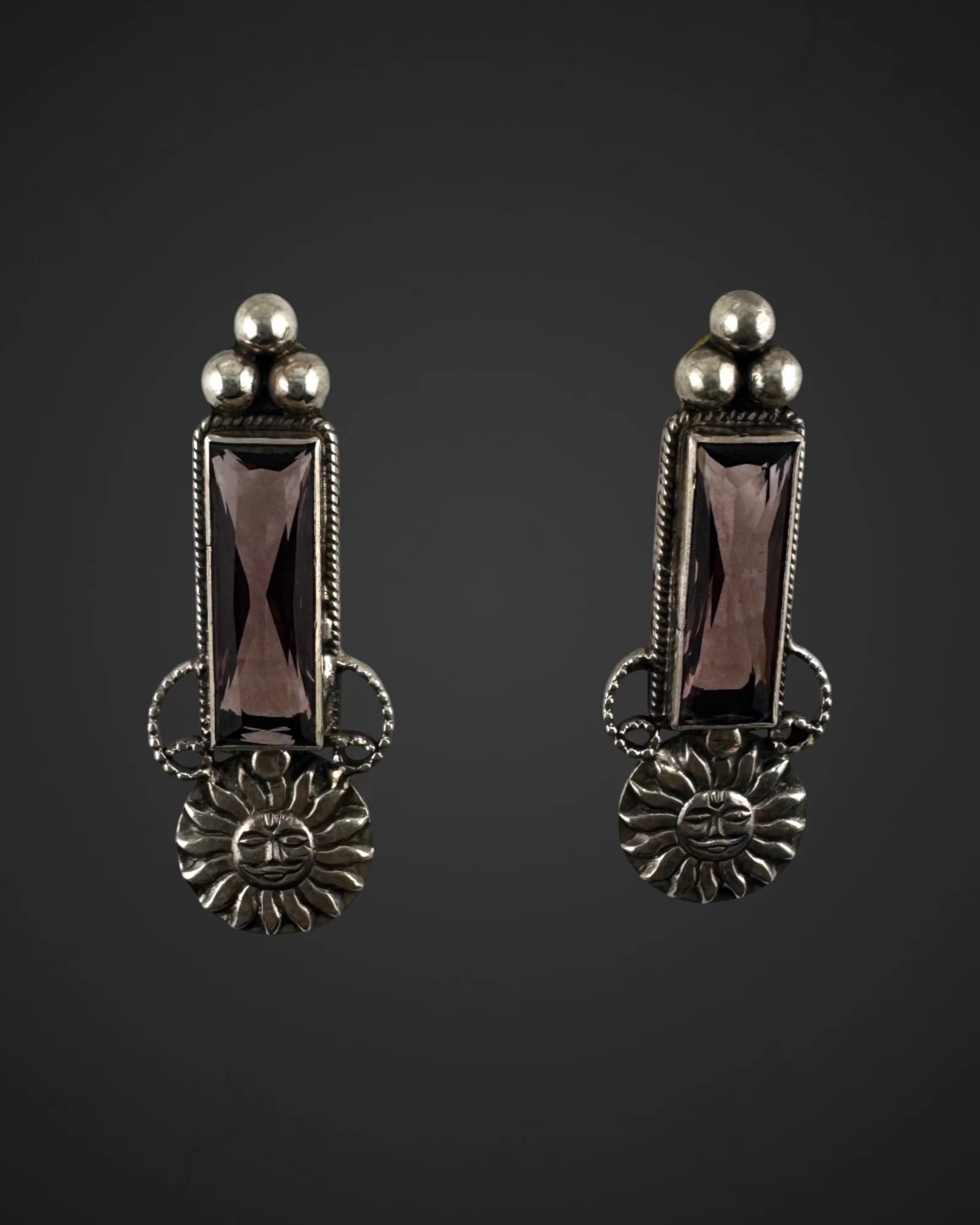 Ruby Edge Studs