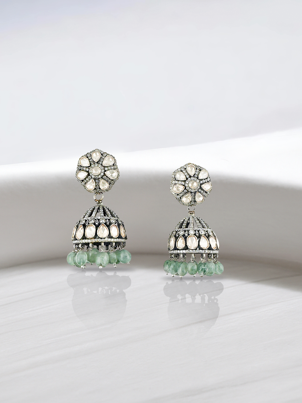 Intricate Whispers Jhumkas