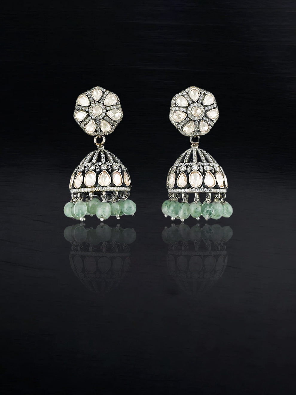 Intricate Whispers Jhumkas
