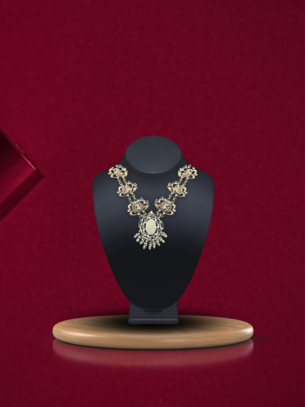 Jewel of the Peacock Necklace